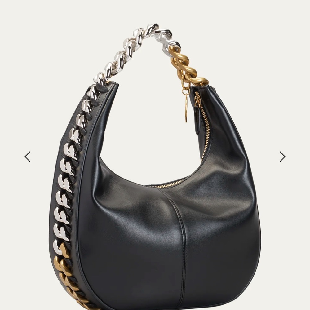 STELLA MCCARTNEY Frayme Medium Vegan Leather Shoulder Bag $2,100